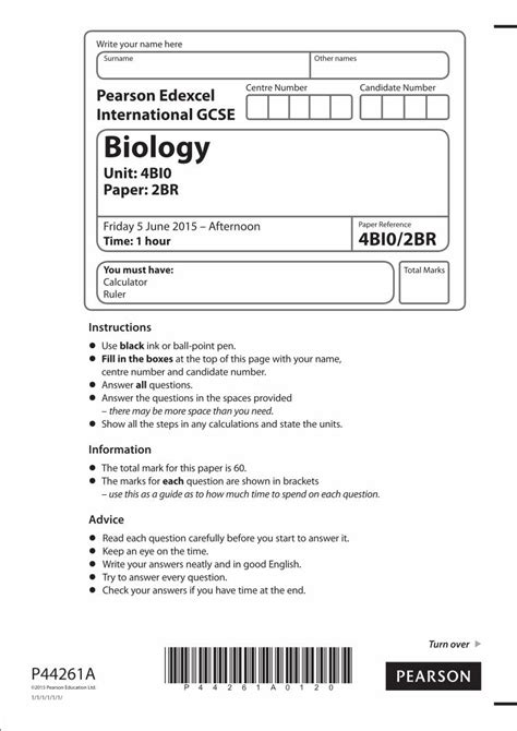 Pdf Pearson Edexcel International Gcse Biology Edexcel International