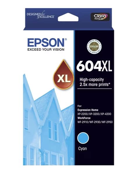 EPSON 604XL GENUINE CYAN ORIGINAL INK CARTRIDGE Ink Warehouse