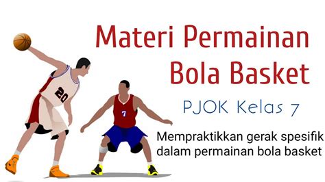 Materi Permainan Bola Basket Pembelajaran Daring PJOK Kelas 7 YouTube