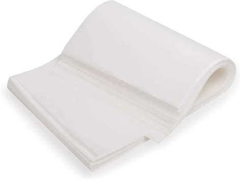 Lot de 100 feuilles de papier sulfurisé prédécoupé pour cuisine