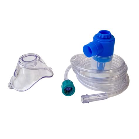 Kit de nebulização copo regulagem mangueira rosca Medicate