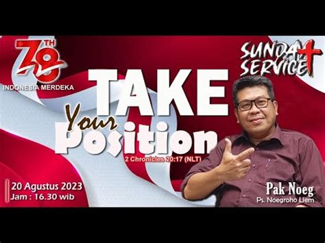 GBI Centro Ps Eko Nugroho Take Your Position 20 Agust 23 4