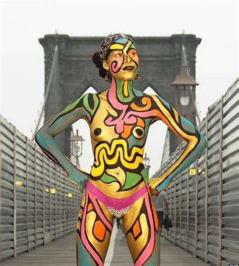 Street Art Andy Golub S Second Annual Body Painting Day In New York City