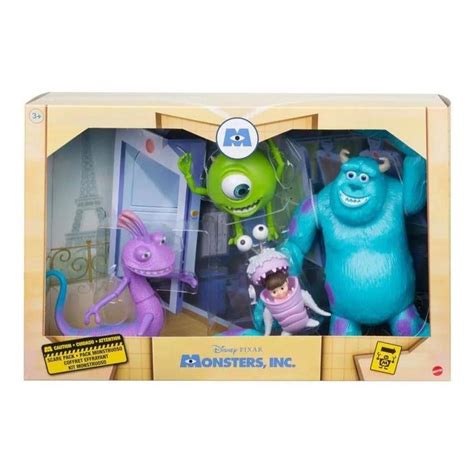 Kit Bonecos Disney Pixar Monstros Sa GMD17 Mattel Submarino