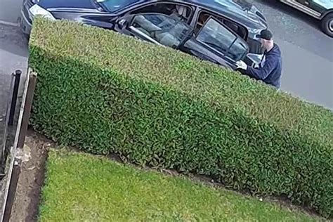 Cctv Released As Police Hunt Thief Who Broke Into Van In Doncaster Village