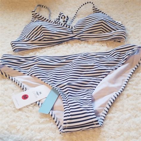Cupshe Swim Cupshe Striped Bikini Poshmark