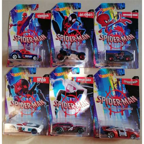 Hot Wheels Spider Man Complete Set Shopee Philippines