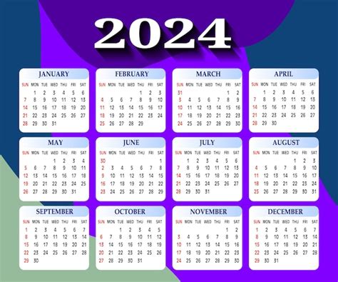 Mod Le De Conception De Calendrier Mural D Une Page Calendrier