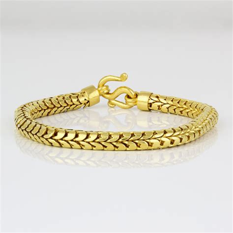 Gold Chain Bracelet Designs For Men