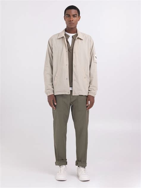 Replay Sartoriale Nylon Jacket With Crinkle Effect