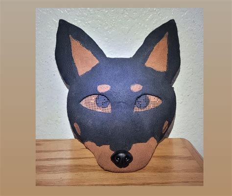 Doberman Dog Therian Mask Etsy