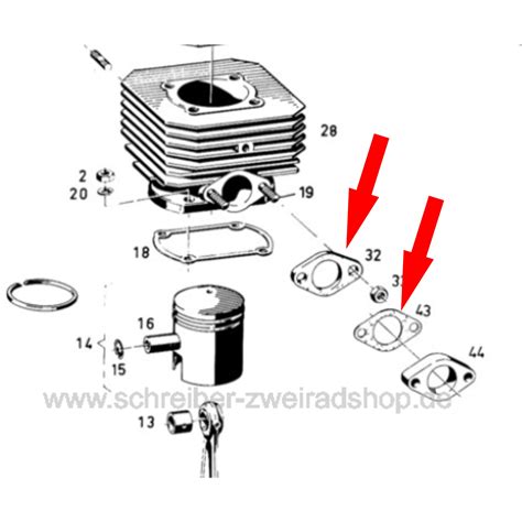 Schreiber Zweiradshop De Dichtung F R Vergaserflansch St St