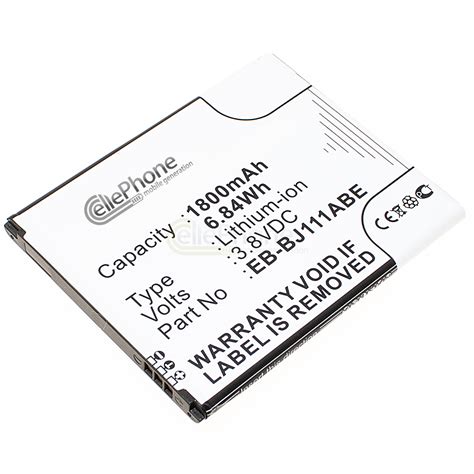 Cellephone Battery Li Ion For Samsung Galaxy J Ace Sm J Replaced