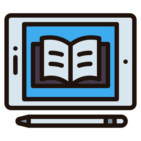 Ebook Generic Outline Color Icon