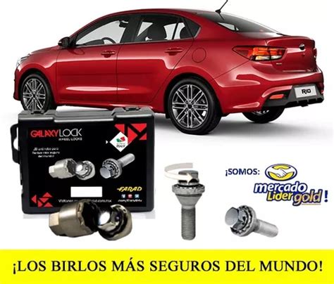 Birlos Seguridad Galaxylock Kia Rio Sedan Lx T M Enviogratis Meses