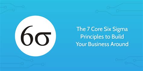 The 7 Core Six Sigma Principles to Build Your Business Around | Process ...