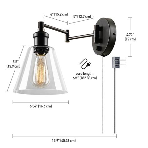Globe Electric LeClair Dark Bronze Industrial Sconce