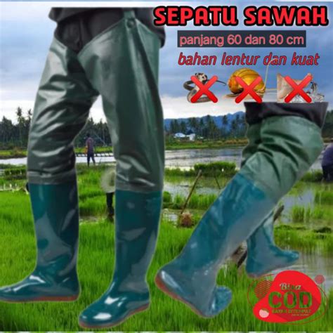 Jual Sepatu But Bots Boot Boots Karet Petani Sawah Ladang Kebun