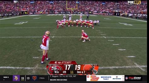 49ers Kicker Jake Moody MISSES GAME WINNING Field Goal Vs 49ers