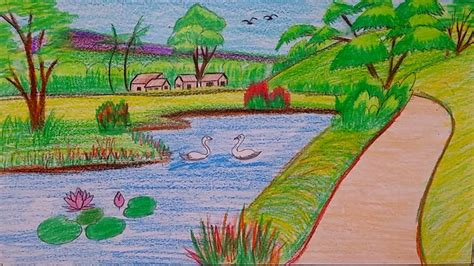 Nature Drawing Ideas For Kids and Adult - Visual Arts Ideas