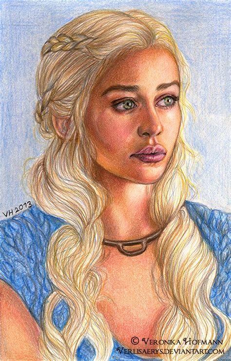 Daenerysemilia Clarke By Verlisaerys On Deviantart Asoiaf Art Face