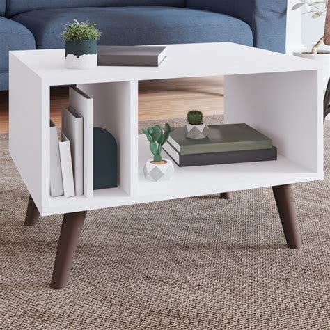 Mesa De Centro Retro Branco Appunto Leroy Merlin