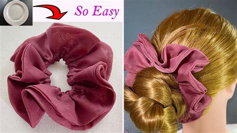 How To Make Ruffle Scrunchies Step By Step DIY Scrunchies Quick