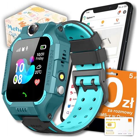 SMARTWATCH DLA DZIECI ZEGAREK DZIECIĘCY LOKALIZATOR LBS KARTA SIM