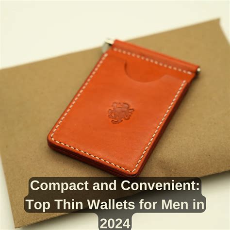 Compact And Convenient Top Thin Wallets For Men In 2024 Leonadem