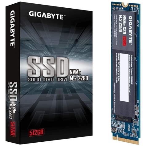 Gigabyte NVMe 1.3/ M.2/ PCIe 3.0x4/ 512GB SSD