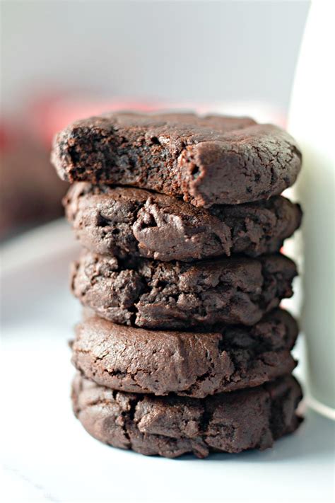 Chewy Dark Chocolate Cookies Kitchen Fun With My Sons