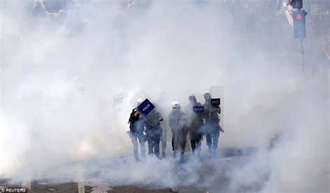 May Day Rioters Clash With Police As Protests Break Out Worldwide Against Austerity Measures And