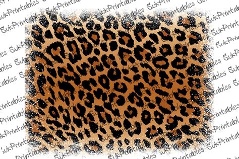 Distressed Leopard Background Png Background Splash Cheetah Etsy