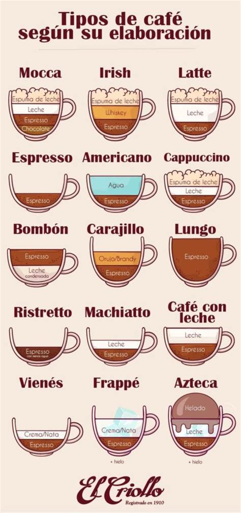 15 tipos de café según su elaboración Cafés El Criollo