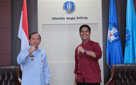 Kakanwil Harun Sulianto Sambangi Rektor Universitas Bangka Belitung