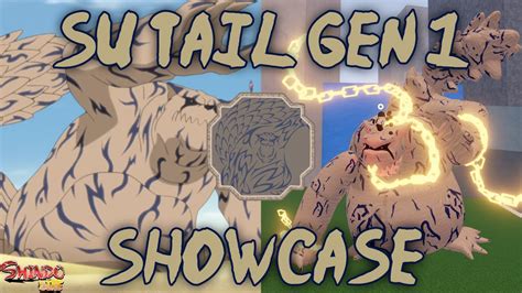 Shindo Life Su Tailed Spirit Gen Showcase Youtube