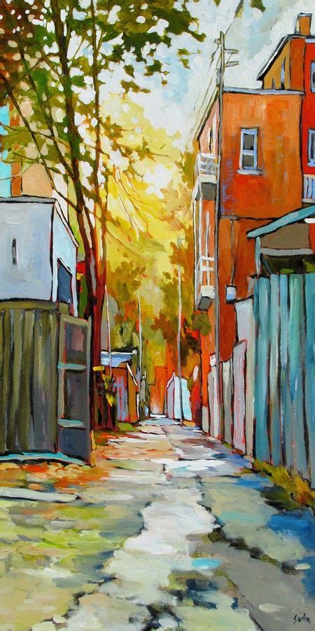 Ruelle 5 6 8 By Sacha Barrette Acrylic On Canvas Painting Koyman