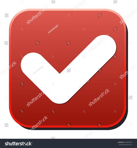 Confirm Icon Stock Illustration 184620554 | Shutterstock