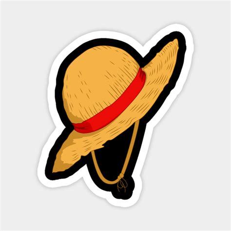 Monkey D Luffy Straw Hat Mugiwara Small Logo From One Piece Manga And