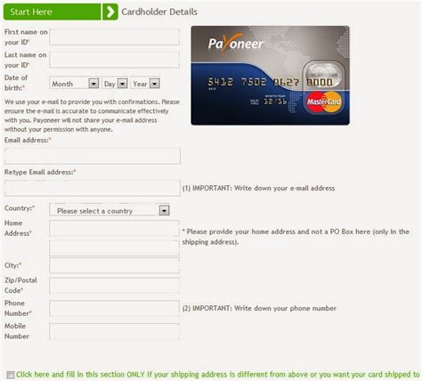 Step By Step To Get Payoneer Card And Bonus Get Free Payoneer