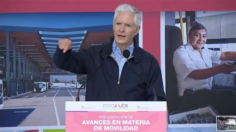 Alfredo Del Mazo Presenta Avances En Materia De Movilidad En El Edomex