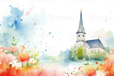 Watercolor Church Stock Photos Images And Backgrounds For Free Download