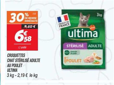 Promo Croquettes Chat St Rilis Adulte Au Poulet Ultima Chez Netto