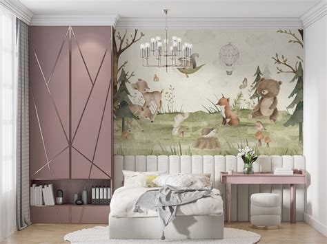 Wildlife Mural - Déco Wallpaper