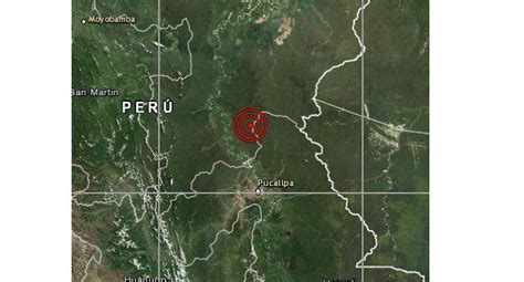 Loreto Sismo De Magnitud 42 Se Registró En Ucayali Actualidad Perucom