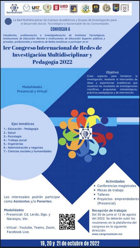 Uadec Invita Al Primer Congreso Internacional De Redes De Investigaci N