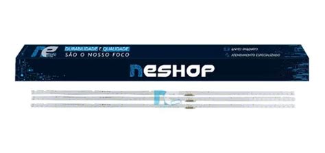 Kit Barras Led Neshop Para Tv Un75nu7100 3 Barras Frete grátis