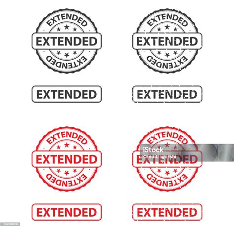 Extended Rubber Stamp Icon Stock Illustration Download Image Now