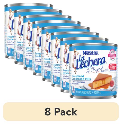 8 Pack Nestle La Lechera Sweetened Condensed Milk Good Source Of