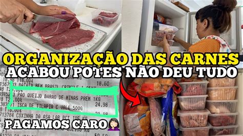 ORGANIZAÇÃO DAS CARNES ACABOU POTES NÃO DEU PARA FAZER PAGAMOS CARO